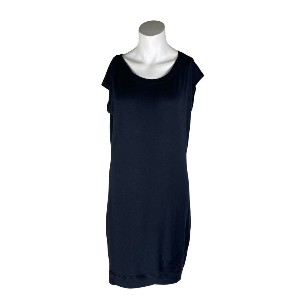 Athleta Dress Women's Small (Small Tall) Black Sleeveless Modal Short Sleeve